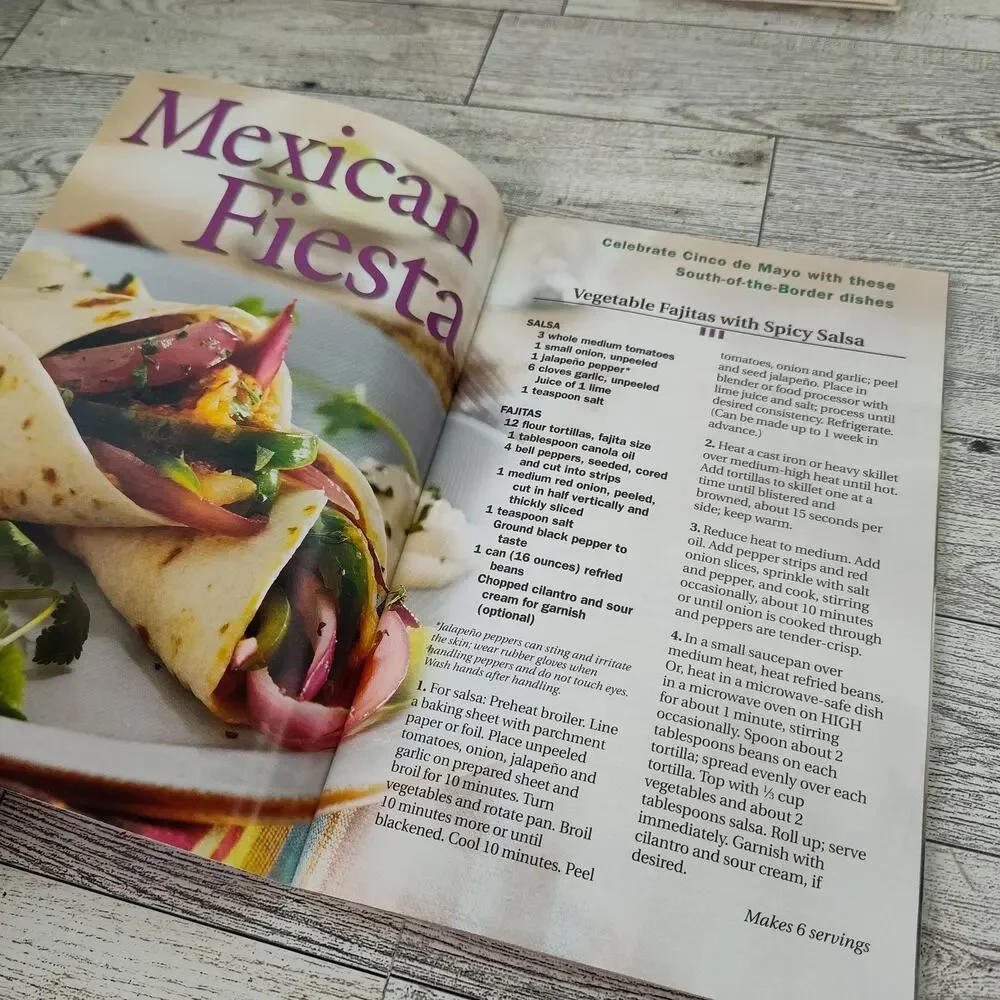 Mexican Fiesta Easy Home Cooking‎ Magazine Cookbook Booklet Recipes 2005